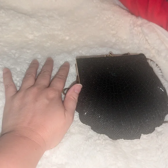 Marshall Fields Glass Beaded Evening Bag - Picture 5 of 8